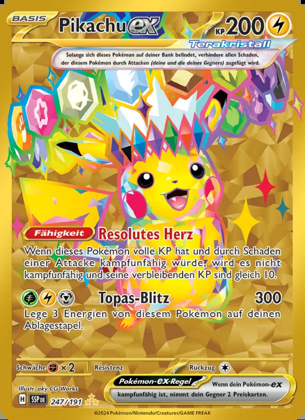 Image of the card Pikachu-ex