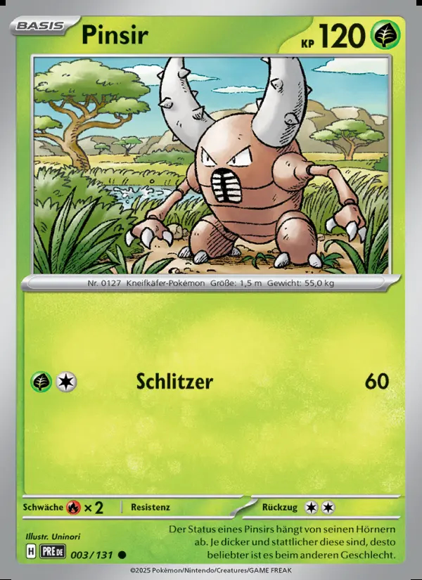 Image of the card Pinsir