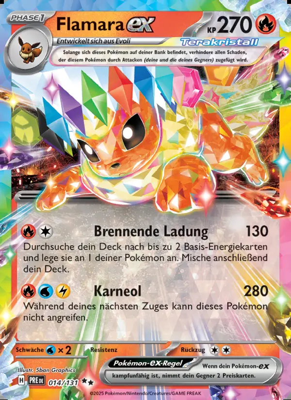 Image of the card Flamara-ex