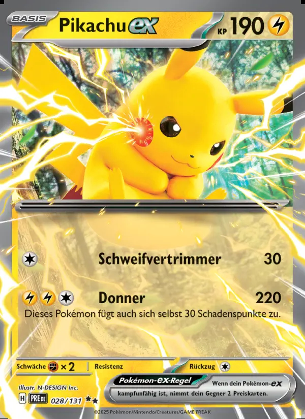 Image of the card Pikachu-ex