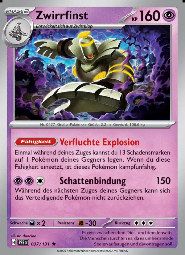 Image of the card Zwirrfinst