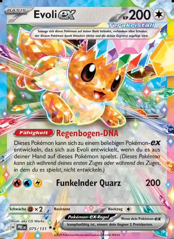 Image of the card Evoli-ex