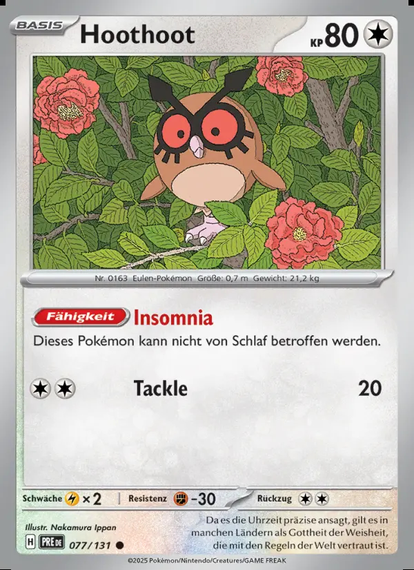 Image of the card Hoothoot