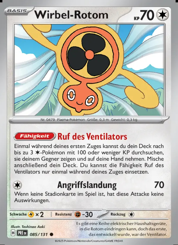 Image of the card Wirbel-Rotom