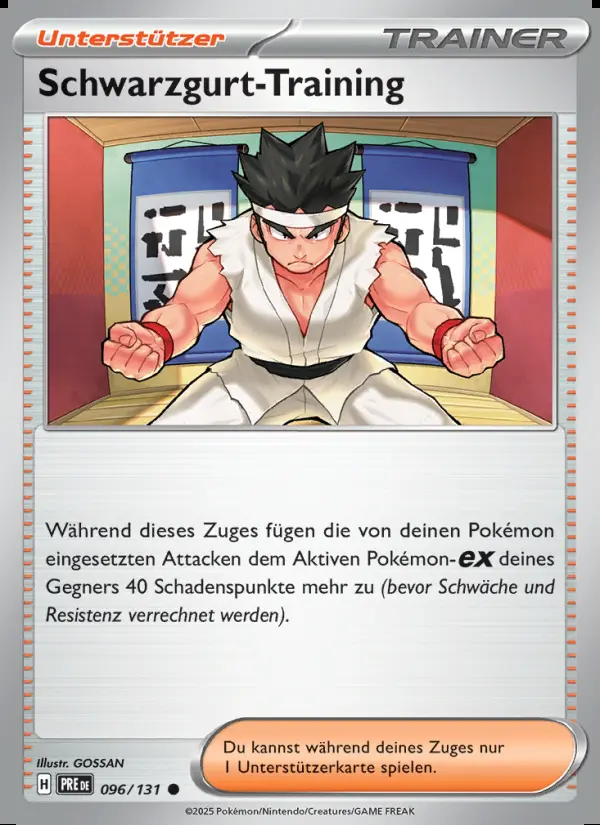 Image of the card Schwarzgurt-Training