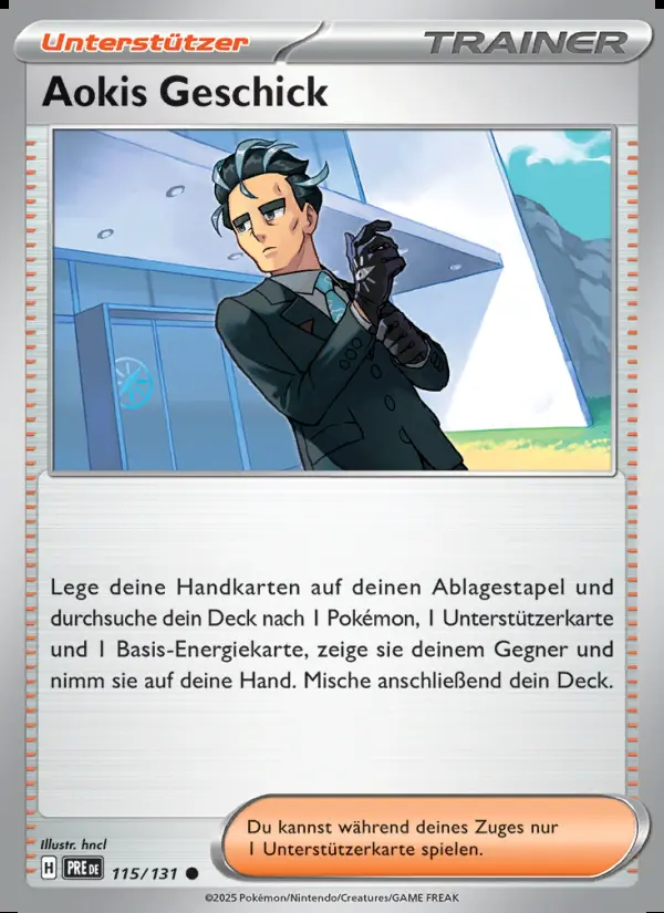 Image of the card Aokis Geschick