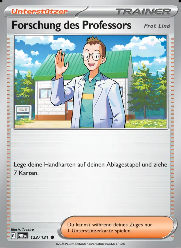 Image of the card Forschung des Professors