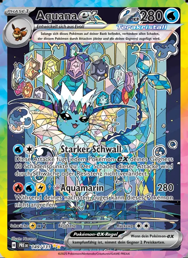 Image of the card Aquana-ex