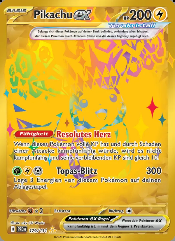 Image of the card Pikachu-ex