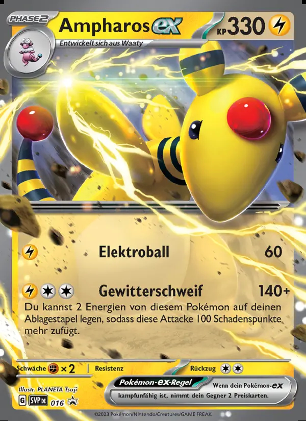 Image of the card Ampharos-ex