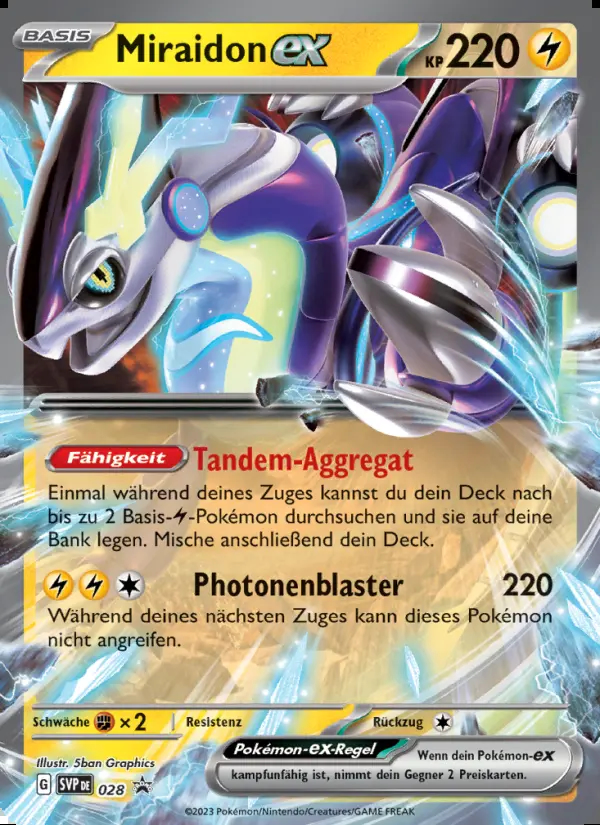 Image of the card Miraidon-ex