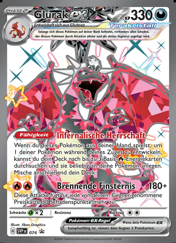 Image of the card Glurak-ex