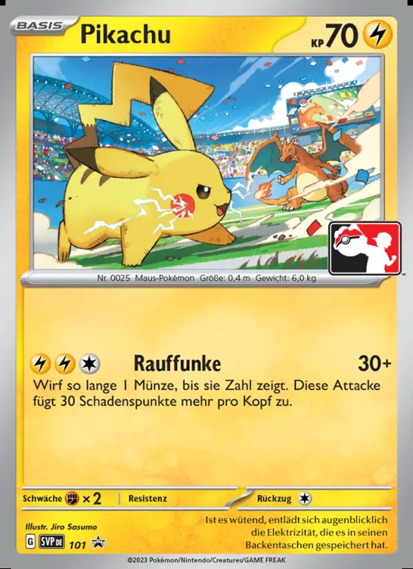 Image of the card Pikachu