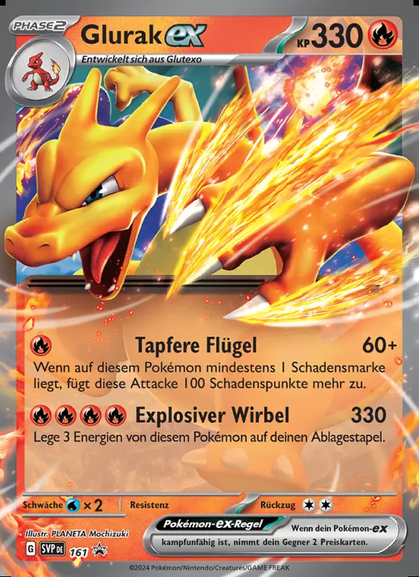 Image of the card Glurak-ex