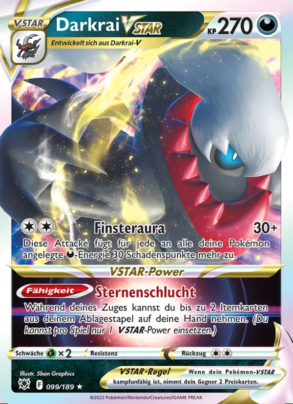 Image of the card Darkrai VSTAR