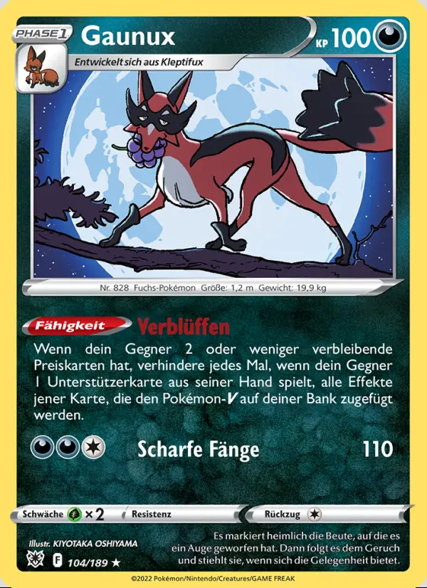 Image of the card Gaunux