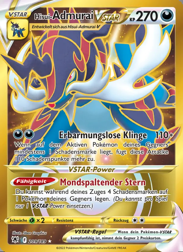 Image of the card Hisui-Admurai VSTAR