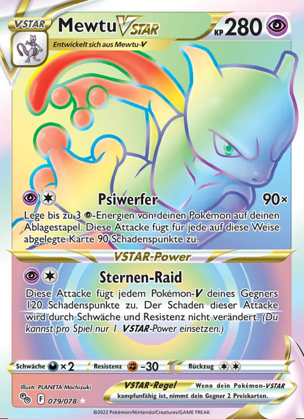 Image of the card Mewtu VSTAR