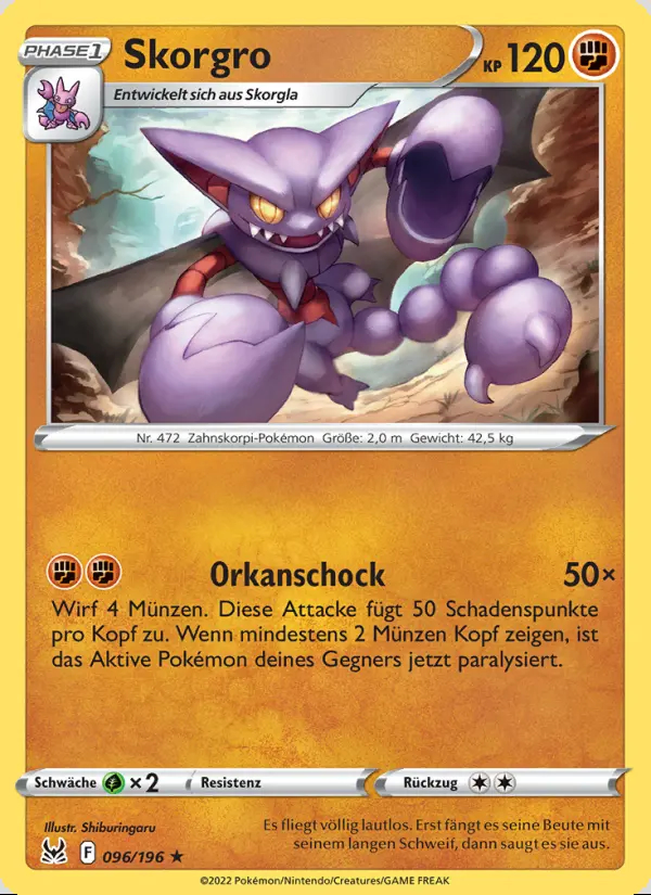 Image of the card Skorgro