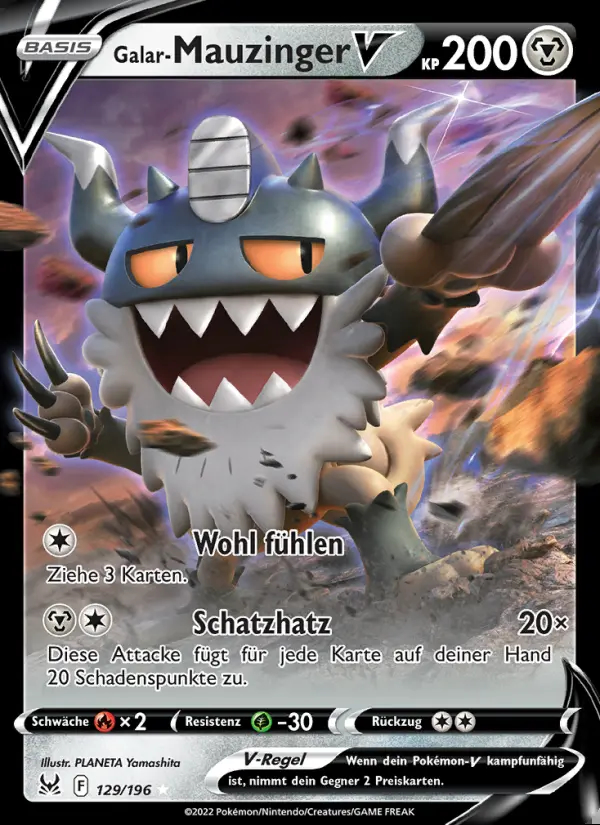 Image of the card Galar-Mauzinger V