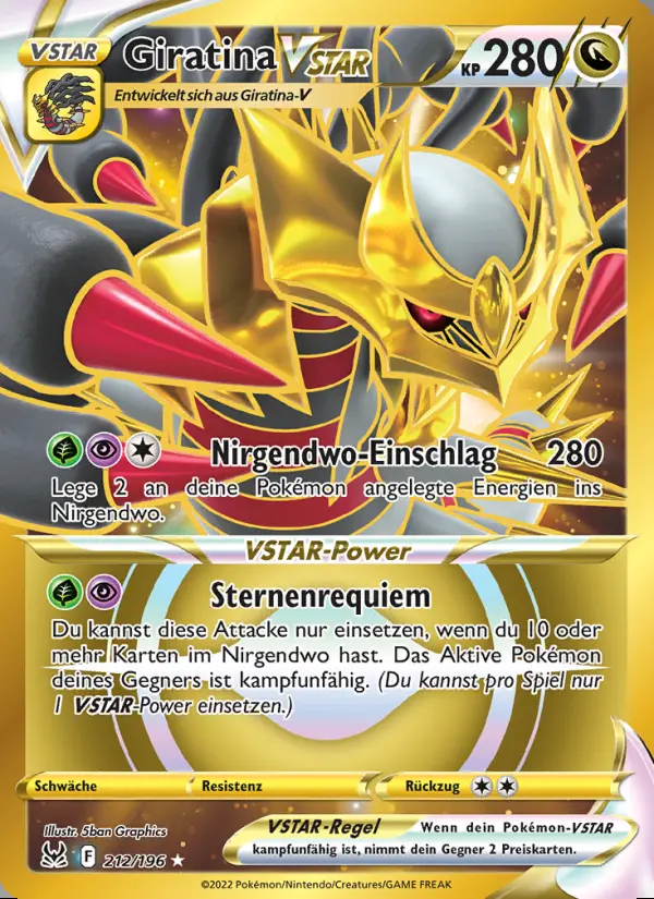 Image of the card Giratina VSTAR