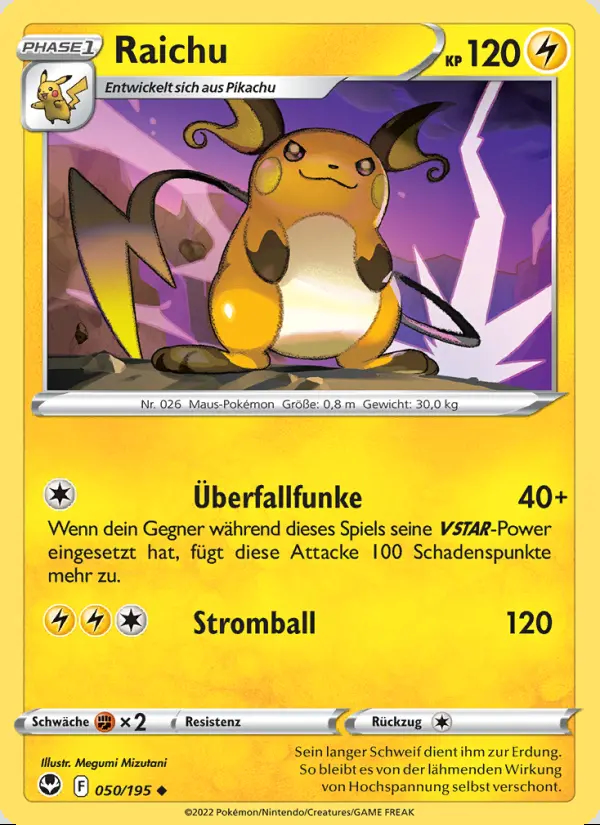 Image of the card Raichu