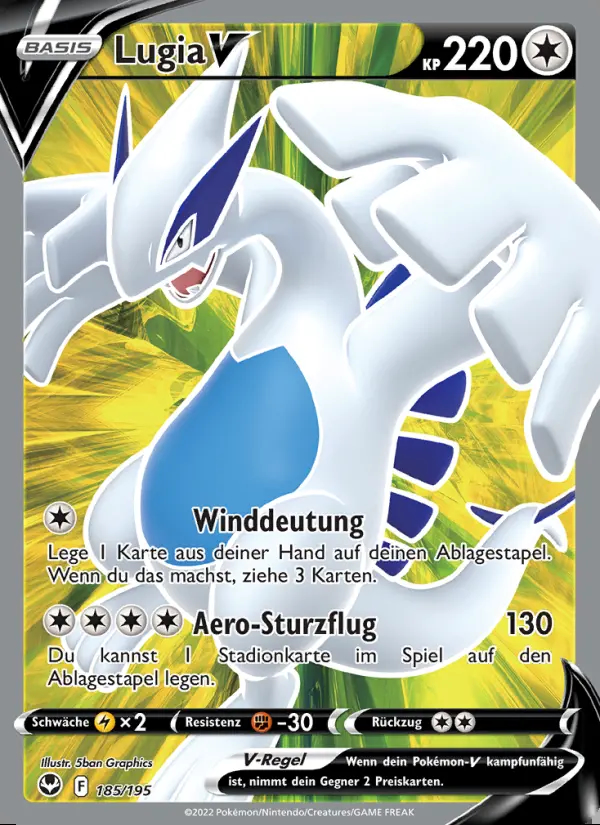 Image of the card Lugia V