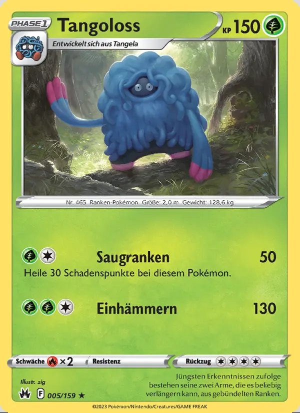 Image of the card Tangoloss