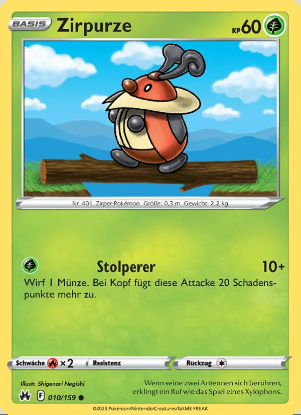 Image of the card Zirpurze