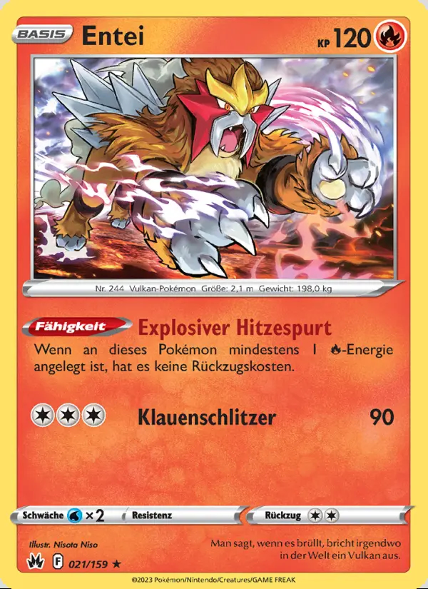 Image of the card Entei