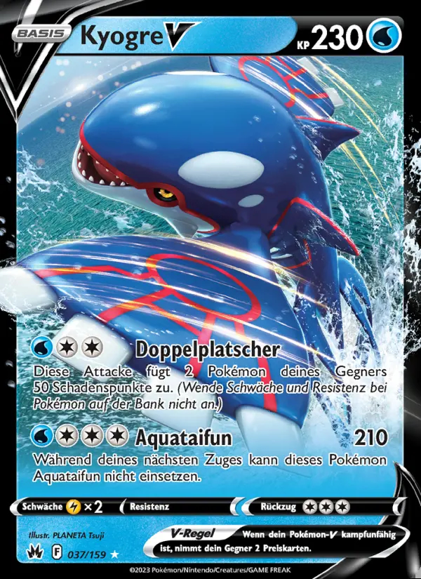 Image of the card Kyogre V