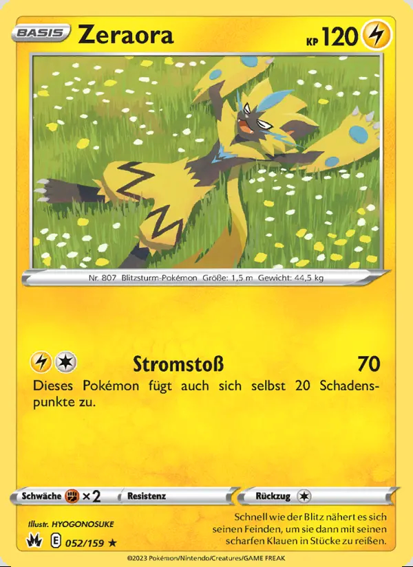 Image of the card Zeraora