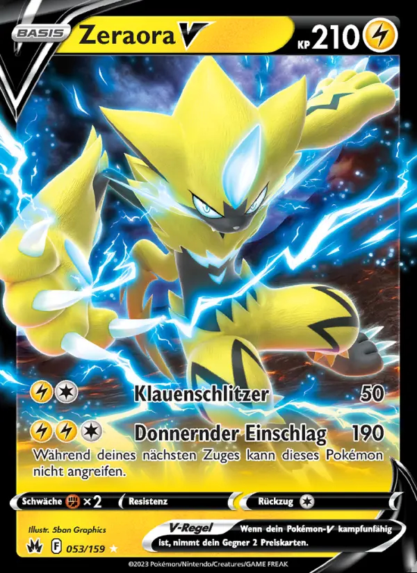 Image of the card Zeraora V