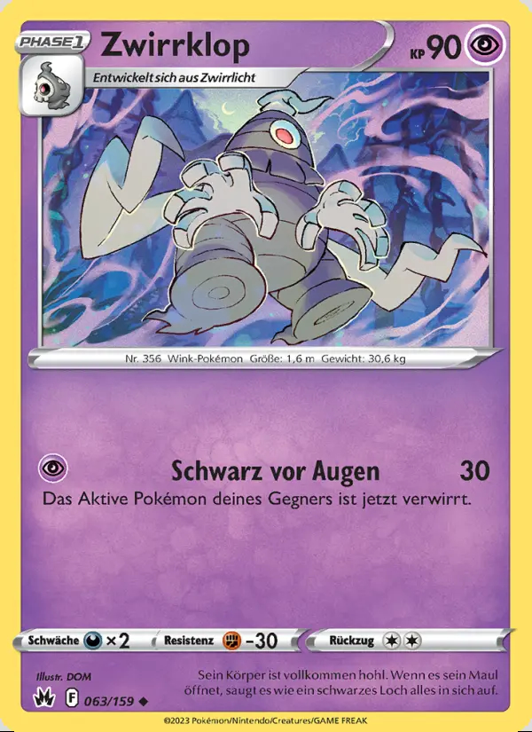 Image of the card Zwirrklop