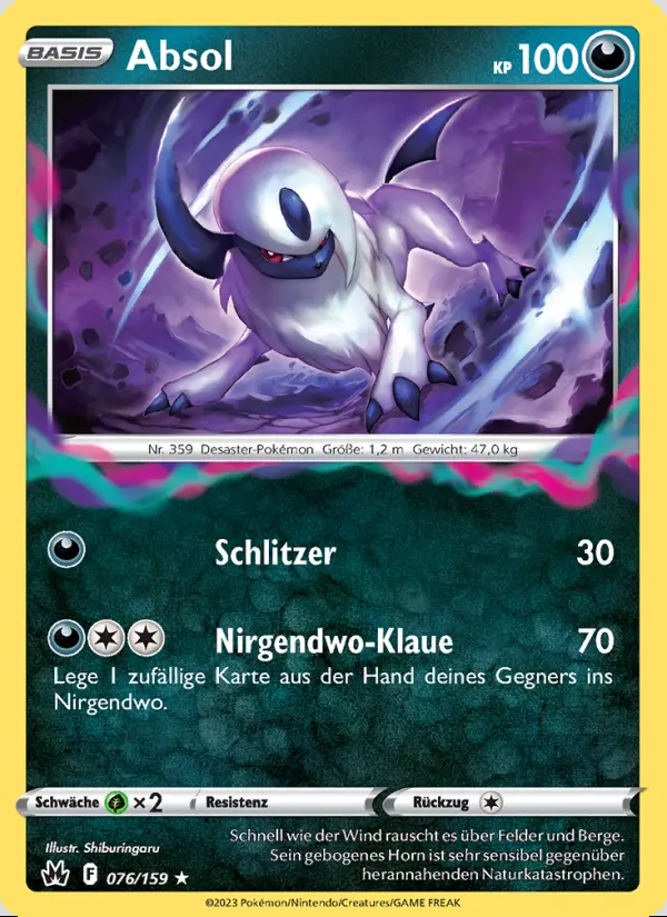 Image of the card Absol