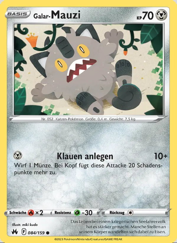 Image of the card Galar-Mauzi