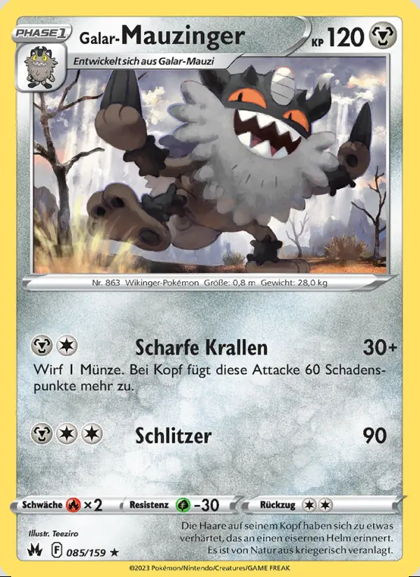 Image of the card Galar-Mauzinger