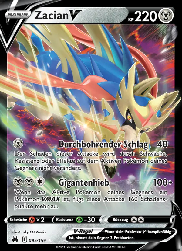 Image of the card Zacian V