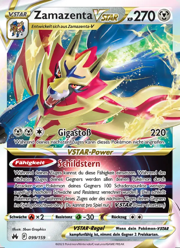 Image of the card Zamazenta VSTAR