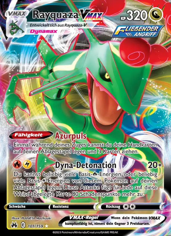 Image of the card Rayquaza VMAX