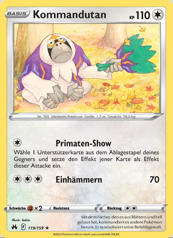 Image of the card Kommandutan