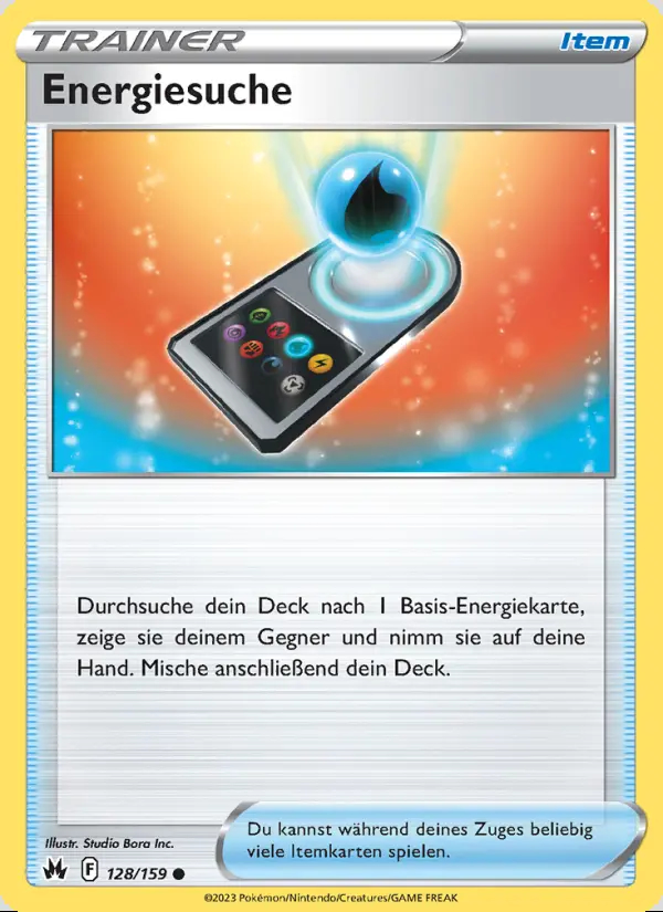 Image of the card Energiesuche