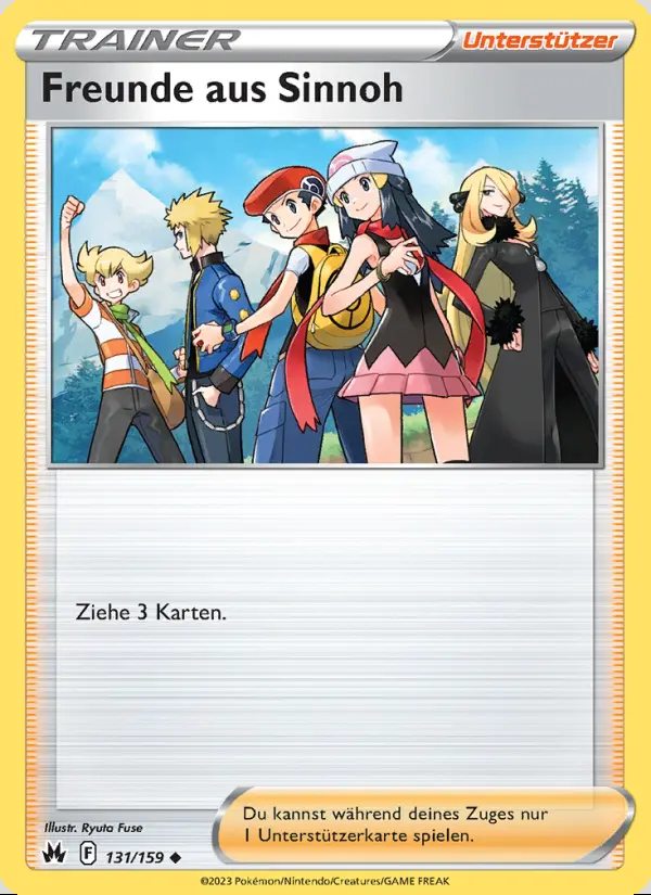 Image of the card Freunde aus Sinnoh