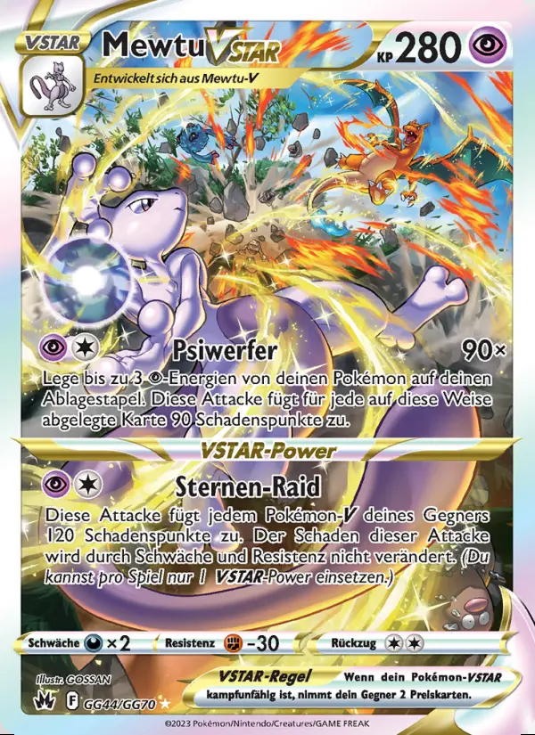 Image of the card Mewtu VSTAR