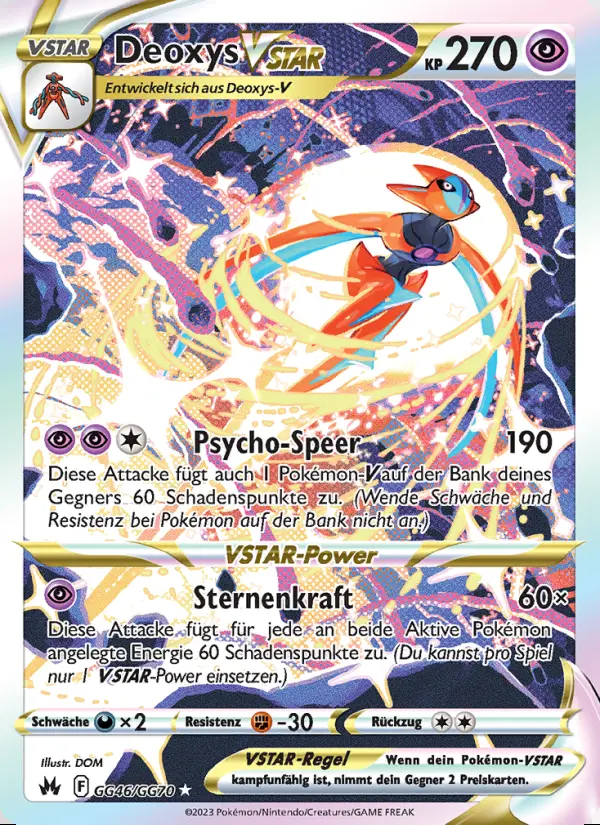 Image of the card Deoxys VSTAR