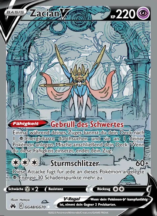 Image of the card Zacian V