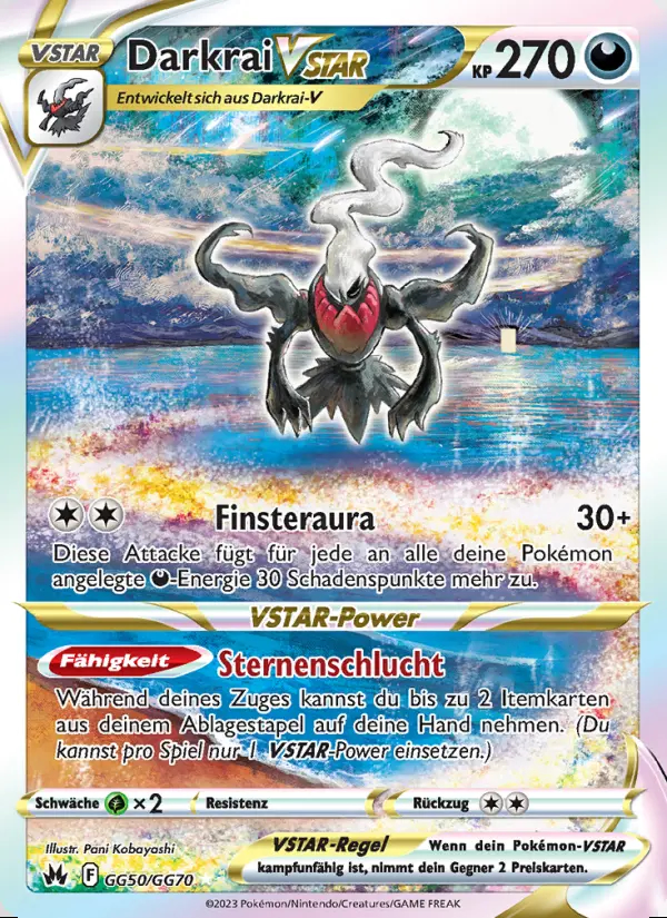 Image of the card Darkrai VSTAR