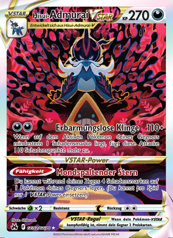 Image of the card Hisui-Admurai VSTAR