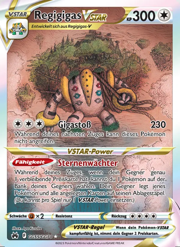 Image of the card Regigigas VSTAR