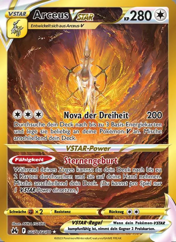 Image of the card Arceus VSTAR